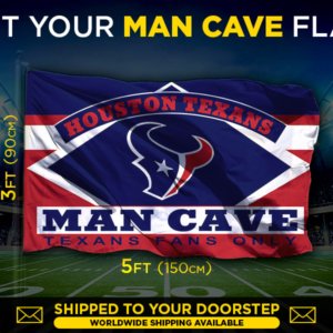Texans man cave flag