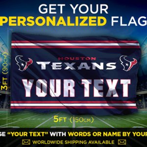 Texans Custom Flag