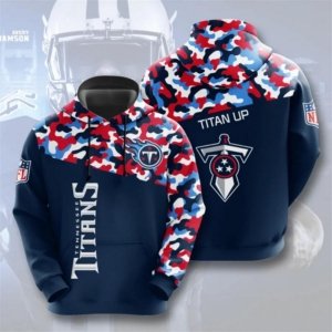Titans Camo Colored Hoodie
