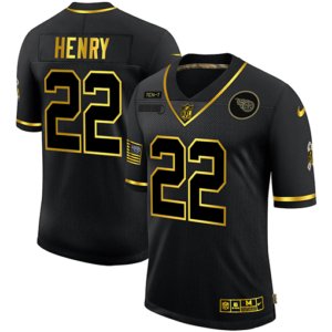 Titans Henry Black Golden Jersey