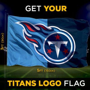 Titans Logo Flag