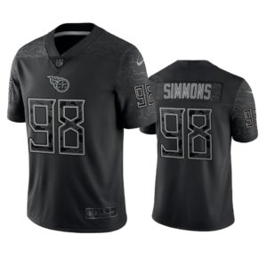 Titans Simmons Black Reflective Jersey
