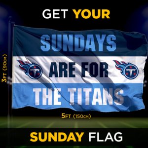 Titans Sunday Flag