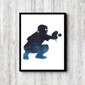 Baseball Wall Art Canvas Design B56
