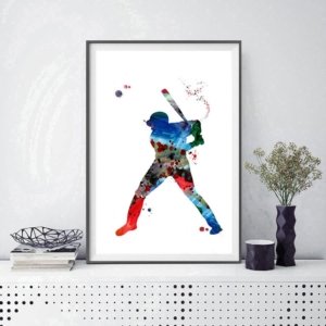 Baseball Wall Art Canvas Design B65