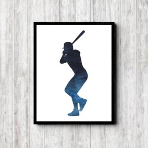 Baseball Wall Art Canvas Design B57