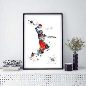 Basketball Wall Art Canvas Design BK80