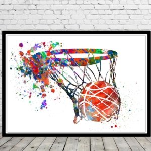 Basketball Wall Art Canvas Design BK75