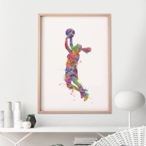 Basketball Wall Art Canvas Design BK78