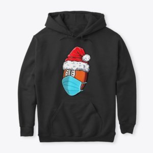 Christmas Santa Ball Football Hoodie