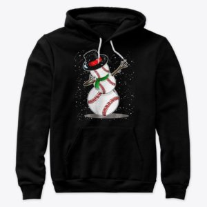 Christmas Snowball Baseball Hoodie