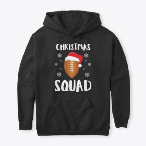 Christmas Squad Football Hoodie