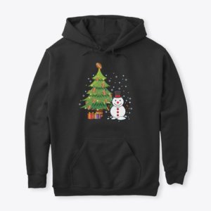 Christmas Tree Football Hoodie