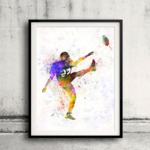 Football Wall Art Canvas Design F84