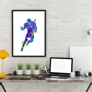 Football Wall Art Canvas Design F76