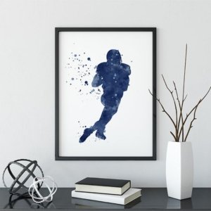 Football Wall Art Canvas Design F77