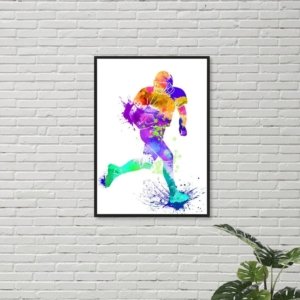 Football Wall Art Canvas Design F81