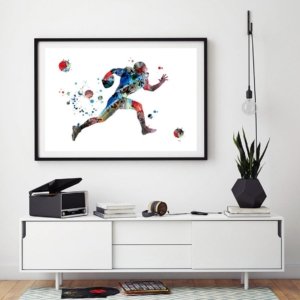 Football Wall Art Canvas Design F82