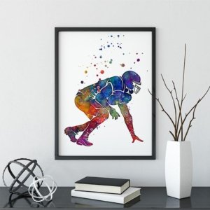 Football Wall Art Canvas Design F83