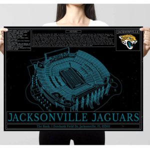 Jaguars Vintage Stadium Print