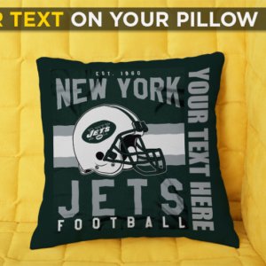 Jets Personalized Pillow Case