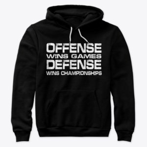 Offense Defense Football Hoodie