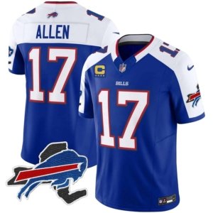 Bills Allen New York Patch Jersey Alternate Royal