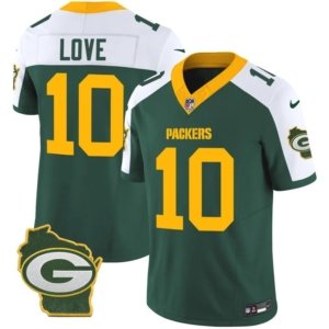 Packers Love Home Patch Green Alternate Vapor Jersey