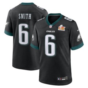Eagles DeVonta Smith Super Bowl LIX Jersey Black