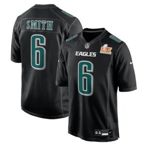 Eagles DeVonta Smith Super Bowl LIX Jersey Carbon Black