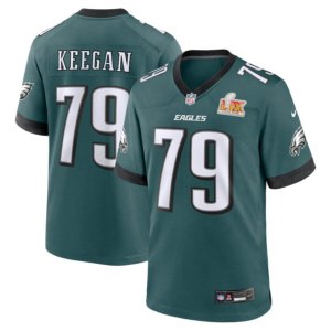 Eagles Trevor Keegan Super Bowl LIX Jersey Midnight Green