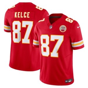 Chiefs Travis Kelce Vapor FUSE Jersey Red