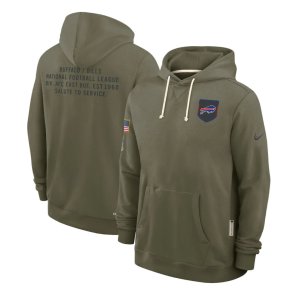 Bills Olive 2025 Salute to Service Hoodie