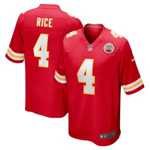 Chiefs Rashee Rice Jersey Red