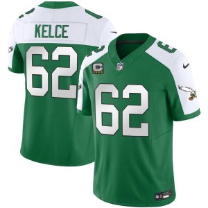 Eagles Jason Kelce Kelly Alternate Vapor FUSE Jersey