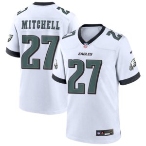 Eagles Quinyon Mitchell Jersey White