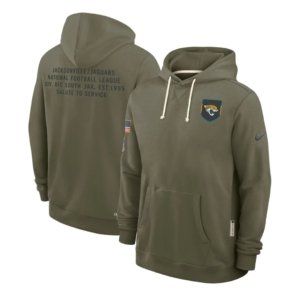 Jaguars Olive 2025 Salute to Service Hoodie