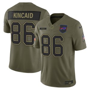 Bills Dalton Kincaid Olive 2025 Salute to Service Jersey