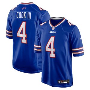 Bills James Cook III Jersey Royal
