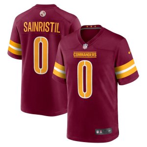 Commanders Mike Sainristil Jersey Burgundy