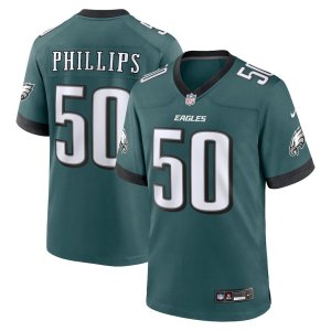 Eagles Jaelan Phillips Jersey Midnight Green