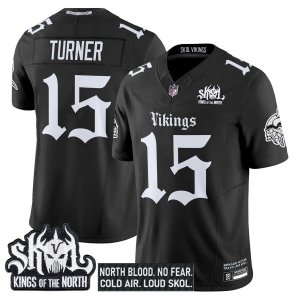 Vikings Dallas Turner Gothic Jersey
